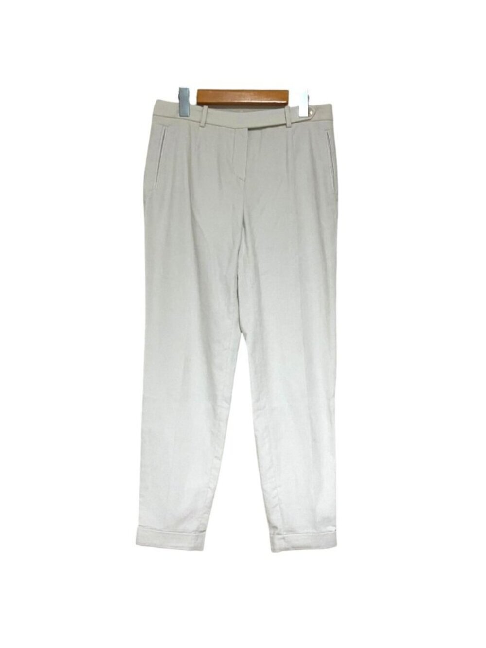 Loro Piana Stretch Thin Corduroy Pants Ivory Jeans